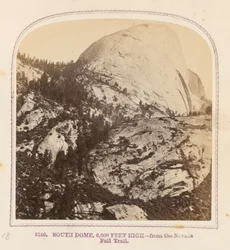 South Dome, 6.000 meter hög - från Nevada Fall Trail
