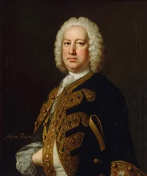 Porträtt av amiral John Byng