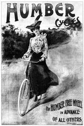 Annons för Humber Cycles, 1902-1903.