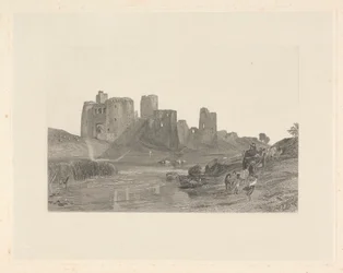 Kidwelly Castle, södra Wales