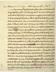Autografbrev undertecknat som amerikansk minister till Frankrike, till Dr. John Page