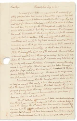 Autografbrev till John Page, Philadelphia, 30 juli 1776