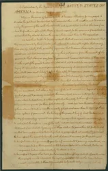 Utkast till självständighetsförklaringen, 4 juli 1776