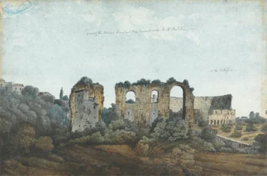 Claudius akvedukt och Colosseum