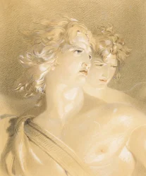 Fallen ängel - Satan som fallen ängel av Sir Thomas Lawrence