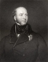 Francis Charles Seymour Conway, 3:e markis av Hertford och Yarmouth, graverad av William Holl, ur ”National Portrait Gallery, volym IV”, utgiven omkring 1835