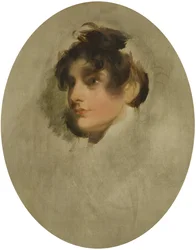 Head of a Young Woman, ca 1800-05 (olja på duk)