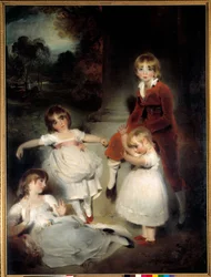 John Angersteins barn. Målning av Sir Thomas Lawrence (1769-1830) 1800-talets sön. 1,95x1,46m.