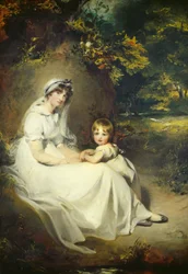 Lady Mary Templetown och hennes son, 1802
