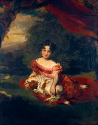 Porträtt av fröken Julia Beatrice Peel