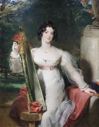 Porträtt av Lady Elizabeth Conyngham (1769-1861) (olja på duk)