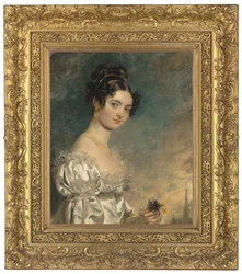 Porträtt av Lady Selina Meade (1797-1872) (olja på duk)
