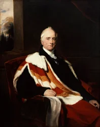 Porträtt av Sir Nicholas Vansittart, 1:e baron Bexley, 1825.
