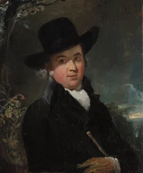 Porträtt av pastor Andrew Lawrence, ca 1769-1821 (olja på duk)