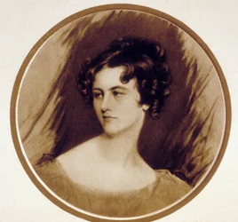 Den österrikiska aristokraten prinsessan Pauline de Metternich (född grevinnan Sandor von Szlavnicza 1836-1921), hustru till prins RichardMetternich (ambassadör i Paris där hon höll en litterär salong), hon satte tonen inom modeområdet i Wien, teckning av 