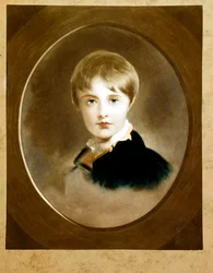 Kungen av Rom (Napoleon II) (1811-1832) ung pojke, son till Napoleon I (olja på duk)