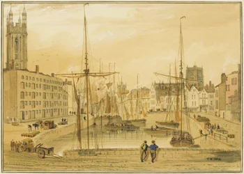 Utsikt från stenbron, Head of Quay (St Giles