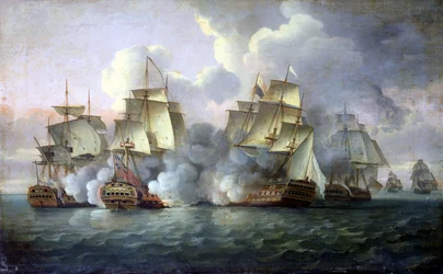 HMS "Mediator" i strid med franska och amerikanska fartyg