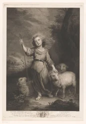 Ung herde med lamm The Good Shepherd, Pastor Bonus (titel på objekt)