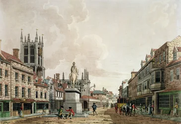 The Market Place, Hull, vy norrut