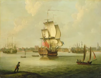 A View of Charleston, South Carolina (olja på duk)