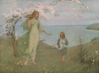 A Vision of Spring, 1901, c1930.