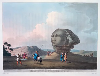 Chef för den kolossala sfinxen, Giza, Egypten, 1801