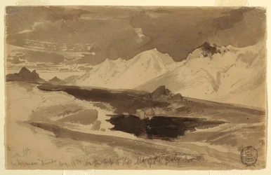 Teckning, The Arkansas Divide, augusti 1874