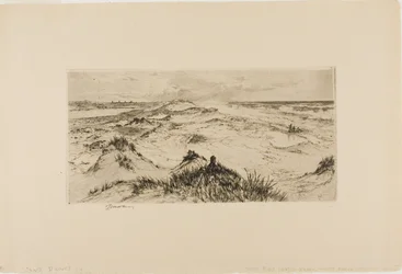 Tittar över sanddynerna - Easthampton