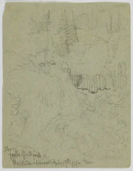 Nedre fallet i South Fork, Gardiner