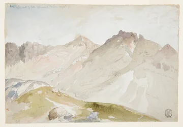 Upper End of Little Cottonwood Canyon, Wasatch Range, nära Ogden, Utah