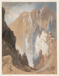 Toltec Gorge och Eva Cliff från väst, Colorado