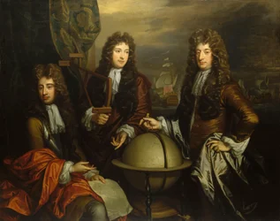 John Benbow (1653-1702), Sir Ralph Delavalle (cirka 1645-1707) och Thomas Phillips (cirka 1635-1693)