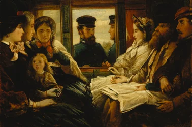 Resande present 1860 "Biljetter tack", 1861