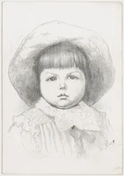 Porträtt av ett barn Cyril Nast, efter 1879., efter 1879.