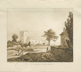 Fulford Church: sepiateckning