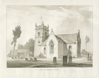 Haughton Church: sepiateckning