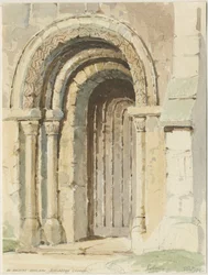 Rolleston Church: akvarellmålning, 184[4]