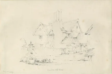 Standon Hall: blyertsteckning, 25 februari 1839