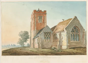 Wichnor Church: akvarellmålning