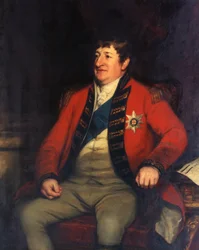 Porträtt av Hugh, 2nd Duke of Northumberland, ca 1815-17 (olja på duk)