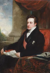 Porträtt av Percy Clinton Smythe, 6:e viscount Strangford