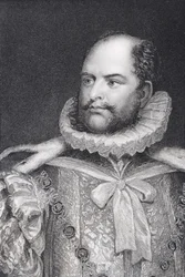 Prins Augustus Frederick, graverad av Henry Robinson (fl.1827-72) (gravyr)