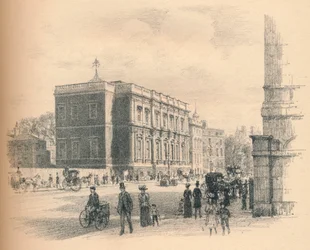 Exteriör av bankettsalen, Whitehall Palace, 1902