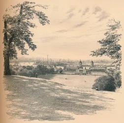 "Greenwich Palace från Observatory Hill", 1902