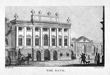The Bank of England, City of London, c1800.