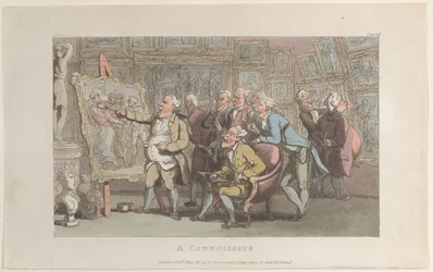 A Connoisseur, från The Vicar of Wakefield, maj 1817, maj 1817.