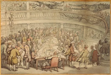 Ett samtal i "Surgeons Hall", Old Bailey, London