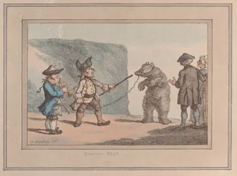 En dansande björn, 1800-1827., 1800-1827.