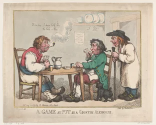 A Game at Put in a Country Alehouse, 10 augusti 1799., 10 augusti 1799.